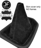 BLACK STITCHING REAL SUEDE MANUAL GEAR GAITER FOR TOYOTA HILUX 2016-2019