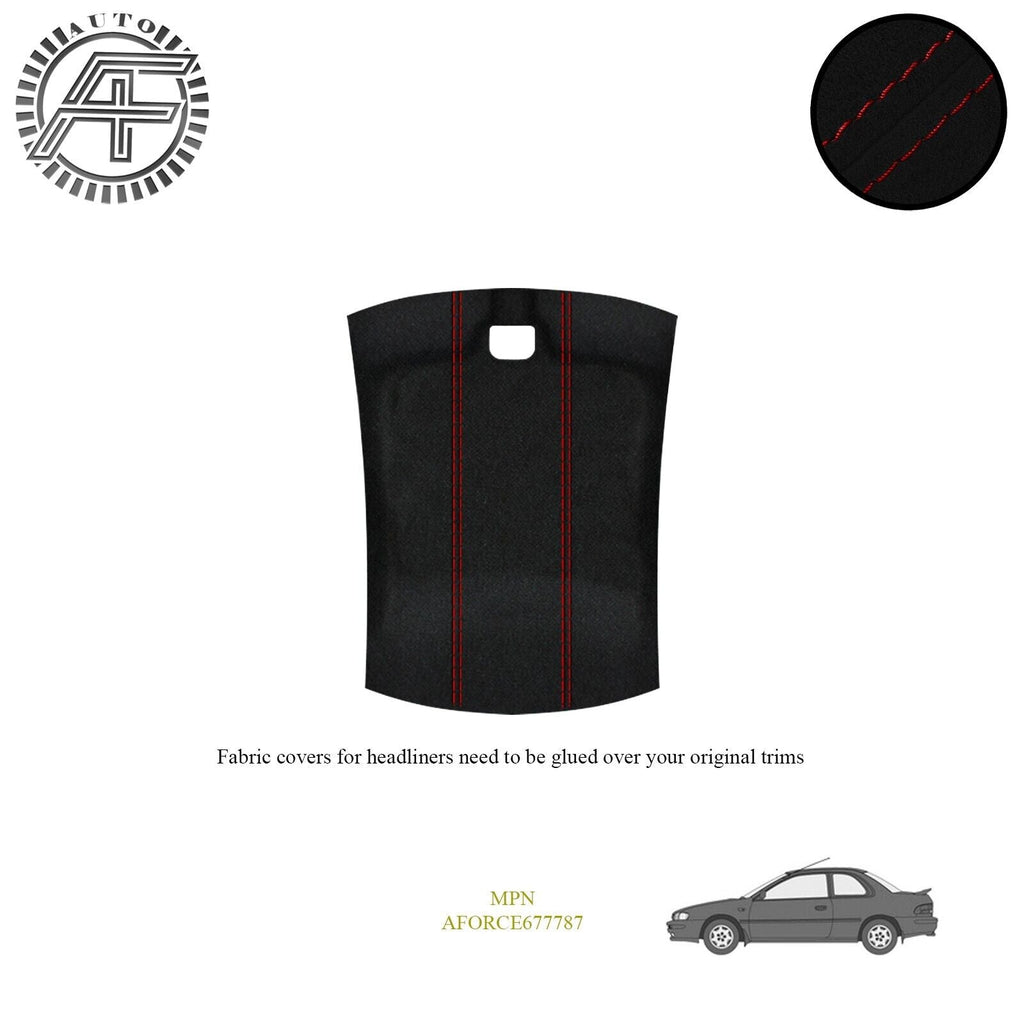 LUXE SUEDE HEADLINER COVER FOR SUBARU IMPREZA MK1 2 DOOR COUPE 1998-2001