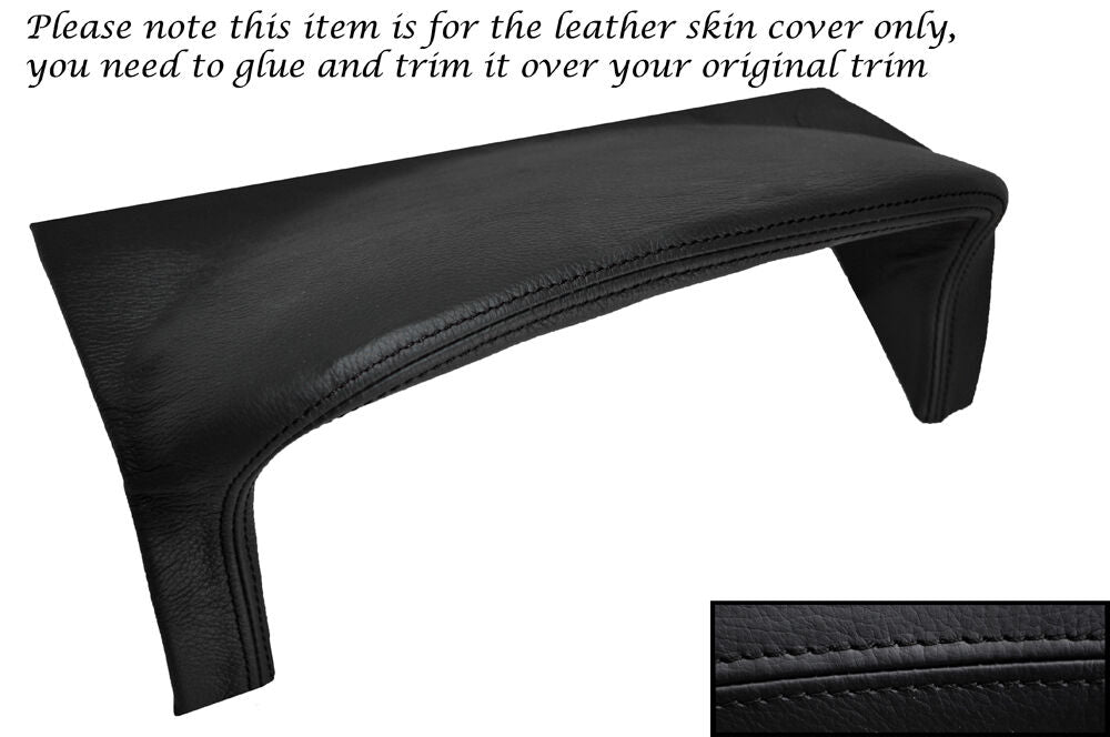 BLACK STITCH SPEEDO HOOD SURROUND LEATHER COVER FITS VAUXHALL OPEL NOVA 82-93