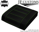 GREEN STITCH CONSOLE CUBBY BOX LID COVER FOR LAND ROVER DEFENDER 07-16 DSG4