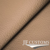 CREAM ITALIAN LEATHER 4X DOOR CARD COVER FOR LANCIA BETA VOLUMEX COUPE