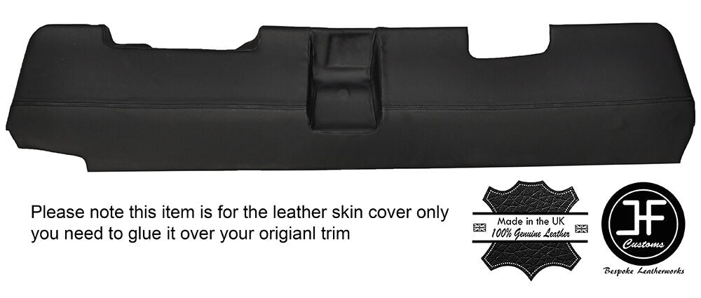 BLACK STITCHING LOWER DASH DASHBOARD TRIM LEATHER COVER FITS SAAB 900 CLASSIC