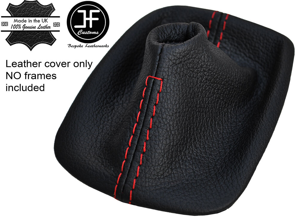 RED STITCHING AUTO AUTOMATIC LEATHER GEAR GAITER FOR BMW Z4 E85 E86 2002-2008