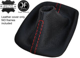 RED STITCHING AUTO AUTOMATIC LEATHER GEAR GAITER FOR BMW Z4 E85 E86 2002-2008