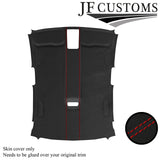 RED STITCH D GREY LUXE SUEDE HEADLINER COVER FOR AUDI A3 RS3 8V 13-20 SALOON