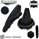 BLUE STITCH  LEATHER GEAR +HANDBRAKE+ FRAMES FOR BMW MINI R50 R53 2001-2006