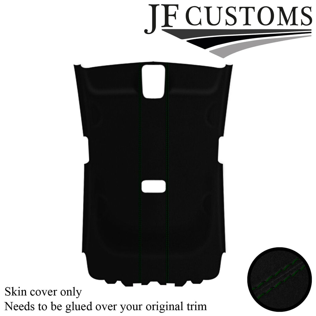 D GREEN STITCH SUEDE ROOF LINING HEADLINER COVER FOR VW GOLF MK5 V 2003-2009 5DR
