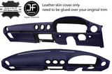 DARK BLUE DASH DASHBOARD REAL LEATHER COVER FITS MERCEDES SL C107 R107 1971-1989