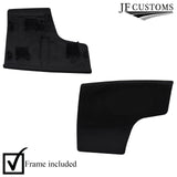 BLACK SUEDE AUTO TOP KNOB COVER + PLASTIC FRAME FOR AUDI A7 18-22 CUSTOM NEW