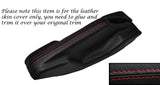 RED STITCH HANDBRAKE TRIM SKIN COVER FITS VW GOLF MK1 JETTA CADDY SCIROCCO