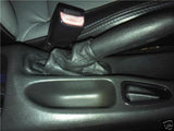 FITS HYUNDAI COUPE GEAR & HANDBRAKE GAITER LEATHER 1999-2001 CUSTOM NEW