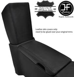 BLACK STITCH ARMREST LID&STORAGE LID LEATHER COVERS FOR MERCEDES SLK R171 04-11