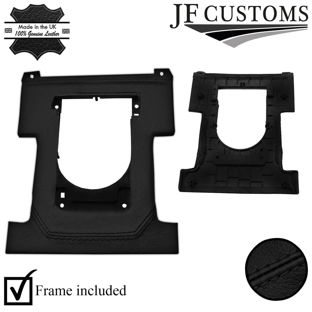 BLACK STITCH AUTO GEAR SURROUND COVER+FRAME FOR LAND ROVER DISCOVERY 4 09-16