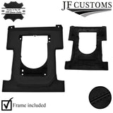 BLACK STITCH AUTO GEAR SURROUND COVER+FRAME FOR LAND ROVER DISCOVERY 4 09-16