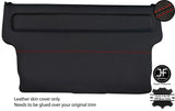 RED STITCH TAILGATE DOOR CARD LEATHER COVER FITS VW T4 TRANSPORTER 1990-2003