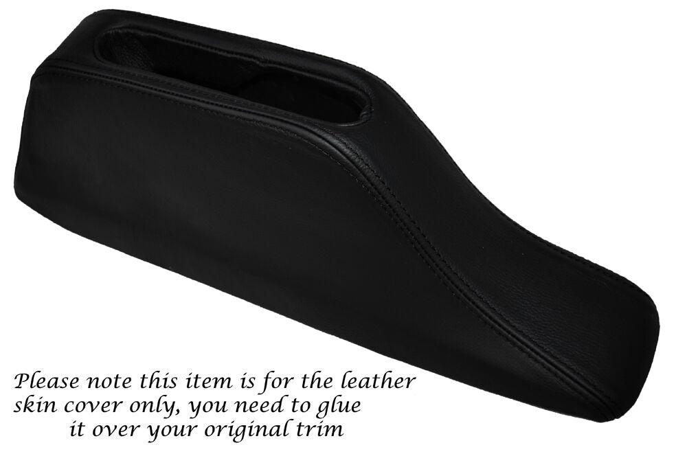 BLACK STITCH HANDBRAKE HOUSING LEATHER SKIN COVER FITS HONDA CIVIC 2001-2005