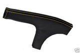 FITS NISSAN 350Z Z33 SLIM HANDBRAKE GAITER 02-09 YELLOW STITCH CUSTOM NEW