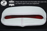 PINK STITCH REAR BRAKE LIGHT HOUSING GREY LEATHER COVER FITS NISSAN FIGARO