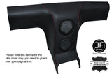 RED STITCHING REAR BULKHEAD TRIM LEATHER COVER FITS DODGE VIPER 1992-2002