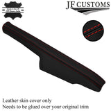 RED STITCH LEATHER HANDBRAKE NON ARMREST COVER FITS AUDI TT MK2 2006-2014