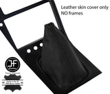 BLACK TOP GRAIN REAL LEATHER GEAR GAITER FITS S13 240SX 200SX 180SX 1988-1993