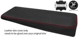 RED STITCH REAL LEATHER ARMREST LID COVER FITS MG  MGA 1955-1962 MADE IN UK