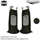 YELLOW STITCH LEATHER+SUEDE COVERS FOR BMW MINI R50 R53 01-06 TOP RECOVERY KIT