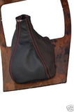 FITS JAGUAR XJ40/XJ6 LEATHER GEAR GAITER RED STITCH CUSTOM NEW MADE IN UK