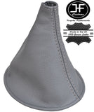 GREY STITCH MANUAL MID GREY LEATHER GEAR LEVER GAITER FOR TOYOTA YARIS 99-03