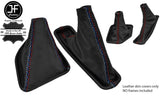 RED STITCH MPOWER CROSS STICH LEATHER GEAR&HANDBRAKE GAITER FOR BMW E39 95-03