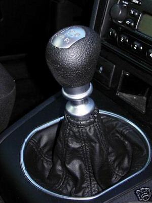 FITS FORD MONDEO MK3 GEAR GAITOR BLACK REAL LTHR 01-2006 CUSTOM NEW MADE IN UK