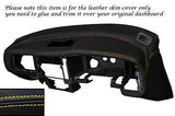 YELLOW  STITCH DASH DASHBOARD LEATHER SKIN COVER FITS MITSUBISHI L200 K74 98-06