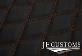TAN DIAMOND STITCH VINYL 4X TAILORED FLOOR MAT CARPETS FOR BMW F22 F23 14-20