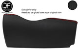 RED STITCH DRIVER LOWER DASH TRIM CARBON VINYL COVER FOR SMART ROADSTER 452
