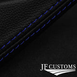 FITS LAND ROVER DISCOVERY 3 ARMREST COVER 04-09 blue stitch CUSTOM NEW