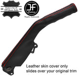 RED STITCH REAL LEATHER SLIM HANDBRAKE GAITER FITS PORSCHE 914-6 914 STYLE 2