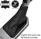 BLACK STITCH TOP GRAIN LEATHER GEAR GAITER FOR LAND ROVER DISCOVERY 3 LR3 04-09