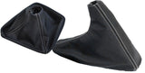WHITE STITCH FITS BMW E36 E46 3 SERIES 91-05 LTHR GEAR HANDBRAKE GAITERS BOOTS