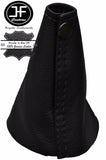 BLACK REAL LEATHER AUTO AUTOMATIC GEAR GAITER FITS RENAULT CLIO 2001-2004