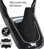 BLACK STITCH REAL SUEDE MANUAL GEAR GAITER FITS CITROEN C3 DS3 2010-2015