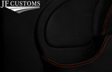 ORANGE STITCH LEATHER 2X REAR DOOR CARD COVERS FOR BMW MINI R50 R52 R53 01-06