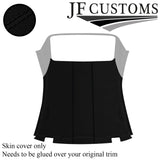 BLACK STITCH SUEDE HARDTOP ROOF HEADLINER COVER FOR BMW E46 CONVERTIBLE  98-05