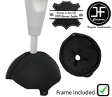 BLACK STITCH LEATHER GEAR SELECTOR TRIM COVER FOR HONDA CIVIC&TYPE S MK8 06-11