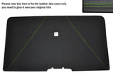GREEN STITCH REAR TAILGATE LOWER PANEL COVER FITS VW T5 TRANSPORTER CARAVELLE