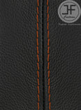 BROWN STITCH DASH DASHBOARD REAL LEATHER COVER FITS FORD MUSTANG 2010-2014