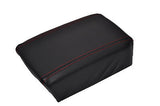 FITS NISSAN NAVARA  00-05  LEATHER ARMREST COVER red CUSTOM NEW MADE IN UK
