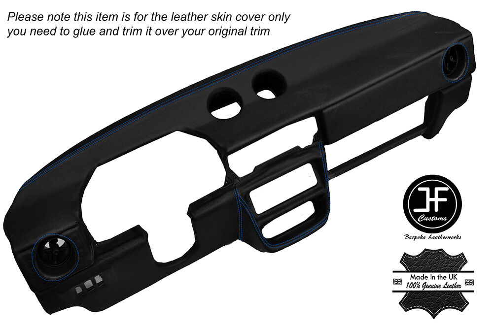 BLUE STITCH DASH DASHBOARD LEATHER COVER FITS ALFA ROMEO ALFASUD SPRINT
