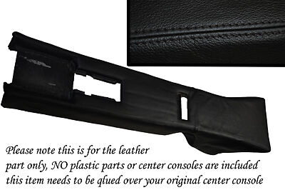 black stitching FITS LOTUS ELITE & ECLAT 74-86 CENTRE CONSOLE TUNNEL LTHR COVER