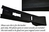 black stitching FITS LOTUS ELITE & ECLAT 74-86 CENTRE CONSOLE TUNNEL LTHR COVER