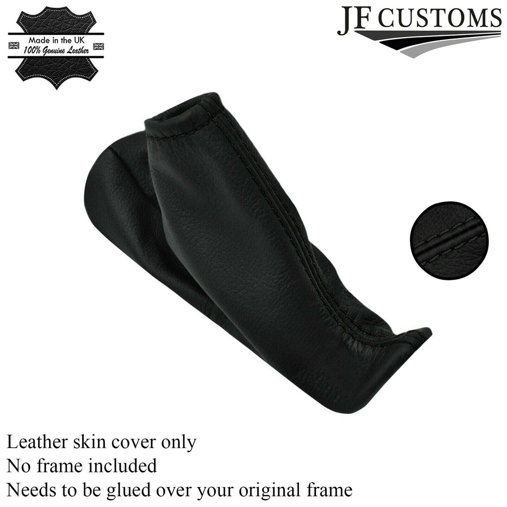 BLACK STITCH LEATHER HANDBRAKE GAITER FITS VOLVO XC70 2005-2007 CUSTOM NEW